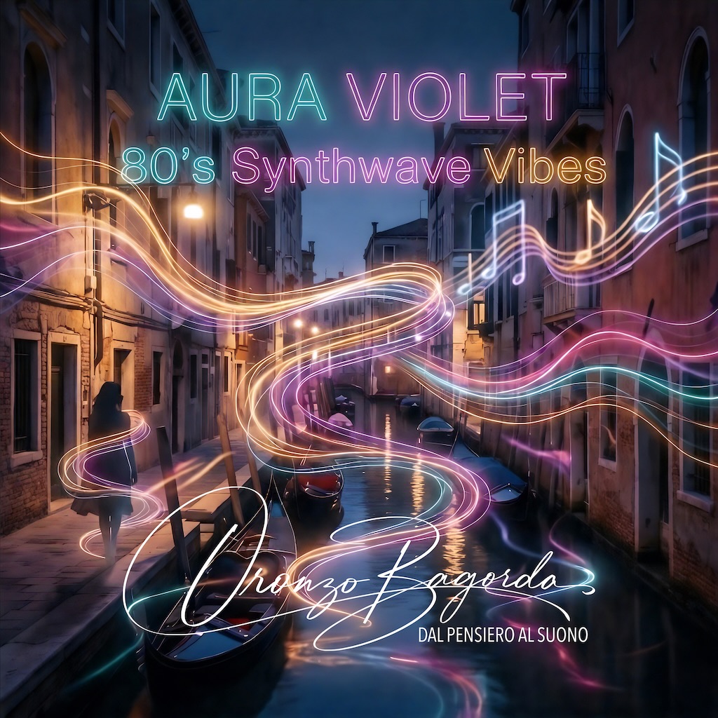 Aura Violet album cover by DJ Oronzo